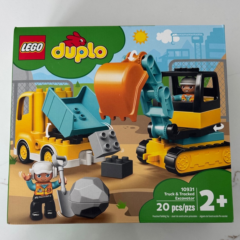 LEGO DUPLO Construction Set - Orange, Yellow, Blue